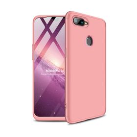 Microsonic Oppo Ax7 Double Dip 360 Protective Rose Gold Kılıf