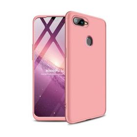 Microsonic Oppo Ax7 Double Dip 360 Protective Rose Gold Kılıf