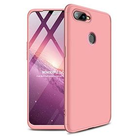 Microsonic Oppo Ax7 Double Dip 360 Protective Rose Gold Kılıf