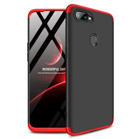 Microsonic Oppo Ax7 Double Dip 360 Protective Siyah Kılıf