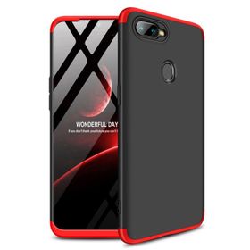 Microsonic Oppo Ax7 Double Dip 360 Protective Siyah Kılıf