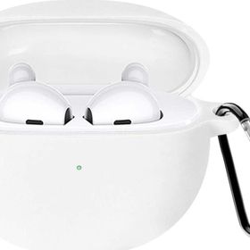 Microsonic Oppo Enco Air 2 Mat Silikon Beyaz Kulaklık Kılıfı