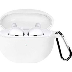 Microsonic Oppo Enco Air 2 Mat Silikon Beyaz Kulaklık Kılıfı