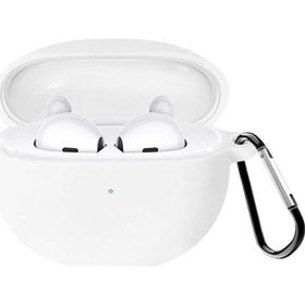 Microsonic Oppo Enco Air 2 Mat Silikon Beyaz Kulaklık Kılıfı