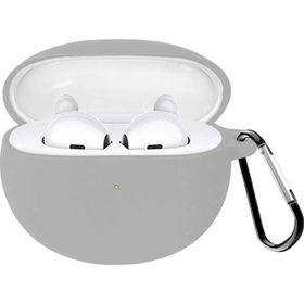 Microsonic Oppo Enco Air 2 Mat Silikon Gri Kulaklık Kılıfı