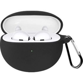 Microsonic Oppo Enco Air 2 Mat Silikon Siyah Kulaklık Kılıfı