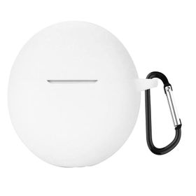Microsonic Oppo Enco Air 2i Askılı Mat Silikon Beyaz Kulaklık Kılıfı