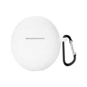 Microsonic Oppo Enco Air 2i Askılı Mat Silikon Beyaz Kulaklık Kılıfı