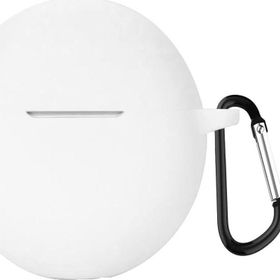 Microsonic Oppo Enco Air 2i Askılı Mat Silikon Beyaz Kulaklık Kılıfı