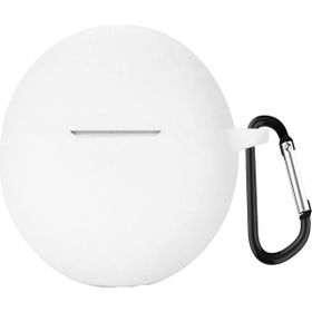 Microsonic Oppo Enco Air 2i Askılı Mat Silikon Beyaz Kulaklık Kılıfı