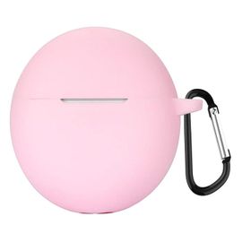 Microsonic Oppo Enco Air 2i Askılı Mat Silikon Pembe Kulaklık Kılıfı
