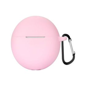 Microsonic Oppo Enco Air 2i Askılı Mat Silikon Pembe Kulaklık Kılıfı