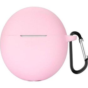 Microsonic Oppo Enco Air 2i Askılı Mat Silikon Pembe Kulaklık Kılıfı
