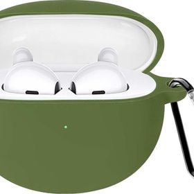 Microsonic Oppo Enco Air Mat Silikon Koyu Yeşil Kulaklık Kılıfı