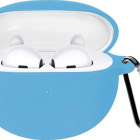 Microsonic Oppo Enco Air Mat Silikon Mavi Kulaklık Kılıfı