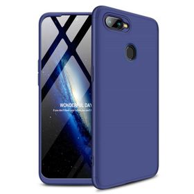 Microsonic Oppo F9 / Pro Double Dip 360 Protective Lacivert Kılıf