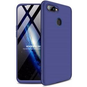 Microsonic Oppo F9 / Pro Double Dip 360 Protective Lacivert Kılıf