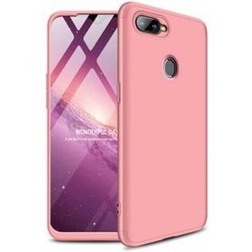 Microsonic Oppo F9 / Pro Double Dip 360 Protective Rose Gold Kılıf