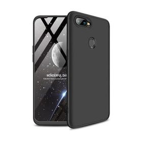 Microsonic Oppo F9 / Pro Double Dip 360 Protective Siyah Kılıf