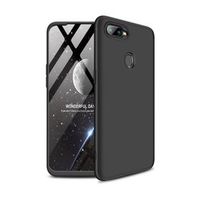 Microsonic Oppo F9 / Pro Double Dip 360 Protective Siyah Kılıf