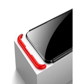 Microsonic Oppo F9 / Pro Double Dip 360 Protective Siyah Kılıf