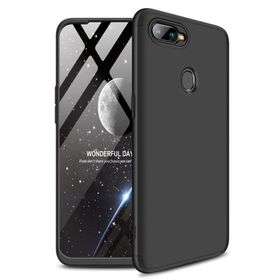 Microsonic Oppo F9 / Pro Double Dip 360 Protective Siyah Kılıf