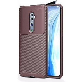 Microsonic Oppo Reno 10X Zoom Uyumlu Legion Series Kahverengi Kılıf