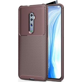 Microsonic Oppo Reno 10X Zoom Uyumlu Legion Series Kahverengi Kılıf