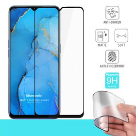 Microsonic Oppo Reno 3 Seramik Matte Flexible Siyah Ekran Koruyucu