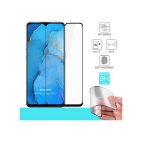 Microsonic Oppo Reno 3 Seramik Matte Flexible Siyah Ekran Koruyucu