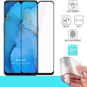 Microsonic Oppo Reno 3 Seramik Matte Flexible Siyah Ekran Koruyucu