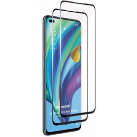 Microsonic Oppo Reno 4 Lite Crystal Seramik Nano 2 Adet Siyah Ekran Koruyucu