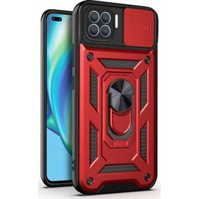 Microsonic Oppo Reno 4 Lite Impact Resistant Kırmızı Cep Telefonu Kılıfı