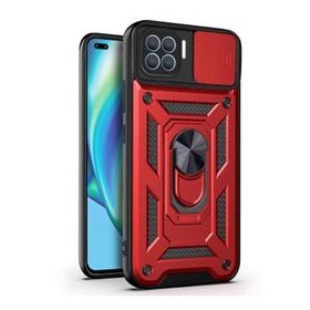 Microsonic Oppo Reno 4 Lite Impact Resistant Kırmızı Cep Telefonu Kılıfı