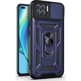 Microsonic Oppo Reno 4 Lite Impact Resistant Lacivert Cep Telefonu Kılıfı