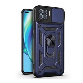 Microsonic Oppo Reno 4 Lite Impact Resistant Lacivert Cep Telefonu Kılıfı