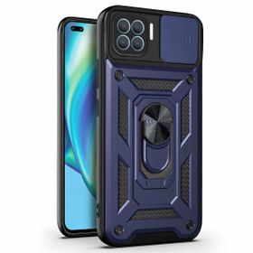 Microsonic Oppo Reno 4 Lite Impact Resistant Lacivert Cep Telefonu Kılıfı