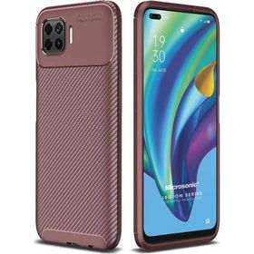 Microsonic Oppo Reno 4 Lite Legion Series Kahverengi Cep Telefonu Kılıfı