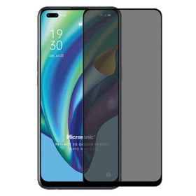 Microsonic Oppo Reno 4 Lite Privacy 5D Gizlilik Filtreli Siyah Cam Ekran Koruyucu