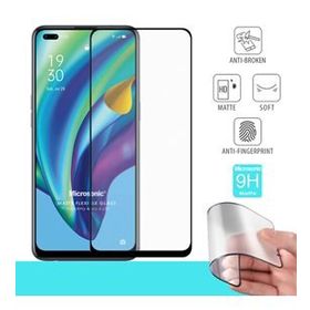 Microsonic Oppo Reno 4 Lite Seramik Matte Flexible Siyah Ekran Koruyucu