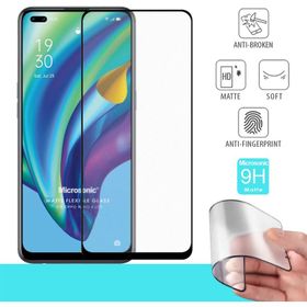 Microsonic Oppo Reno 4 Lite Seramik Matte Flexible Siyah Ekran Koruyucu
