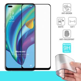 Microsonic Oppo Reno 4 Lite Seramik Matte Flexible Siyah Ekran Koruyucu