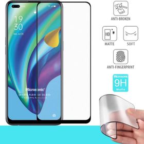 Microsonic Oppo Reno 4 Lite Seramik Matte Flexible Siyah Ekran Koruyucu