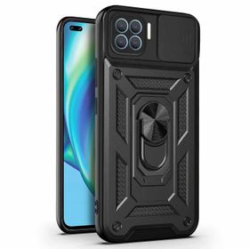Microsonic Oppo Reno 4 Lite Siyah Impact Resistant Telefon Kılıfı