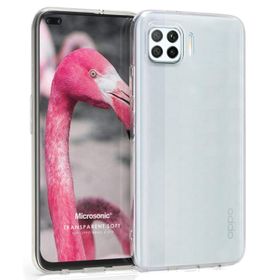 Microsonic Oppo Reno 4 Lite Transparent Soft Beyaz Cep Telefonu Kılıfı