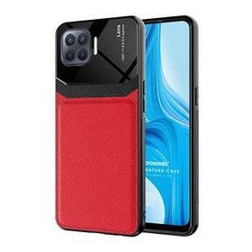 Microsonic Oppo Reno 4 Lite Uniq Leather Kırmızı Kılıf