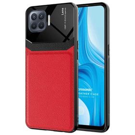 Microsonic Oppo Reno 4 Lite Uniq Leather Kırmızı Kılıf