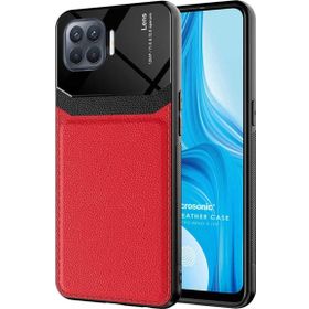 Microsonic Oppo Reno 4 Lite Uniq Leather Kırmızı Kılıf