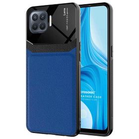 Microsonic Oppo Reno 4 Lite Uniq Leather Lacivert Kılıf