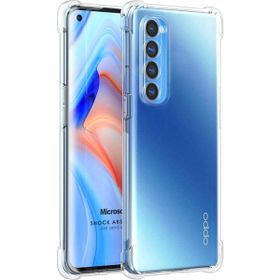 Microsonic Oppo Reno 4 Pro Shock Absorbing Şeffaf Cep Telefonu Kılıfı